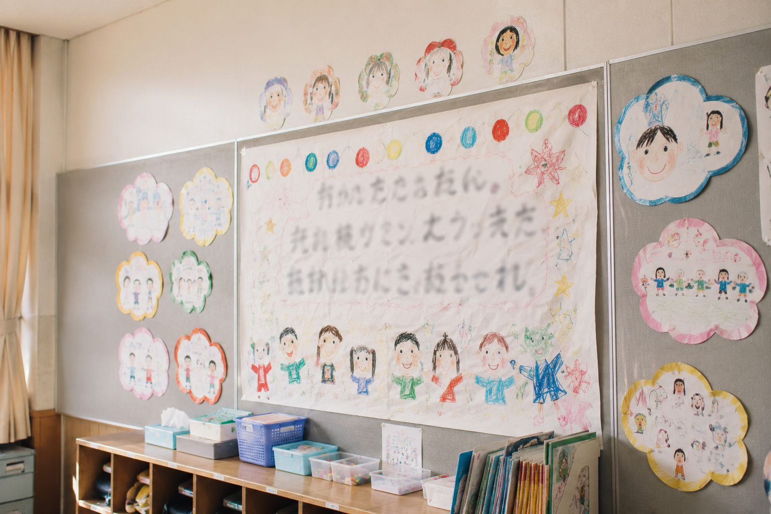 学級目標 決め方 教室に掲示された学級目標
